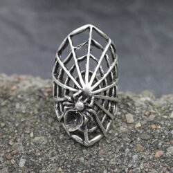 Spider Web Ring Silber Unisex