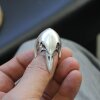 Venetian Plague Mask Bird Ring Silver Unisex