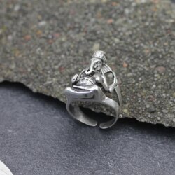 Ganesha Ring Silber Unisex