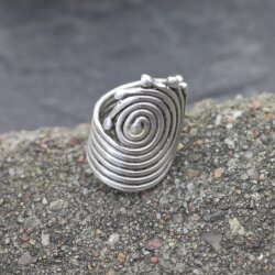 Spiral Ring Silver Unisex