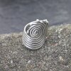 Spiral Ring Silber Unisex