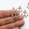 10 Faith Hope Love Charms Pendant Antique Copper