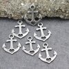 10 Faith Hope Love Charms Pendant Rustic Silver