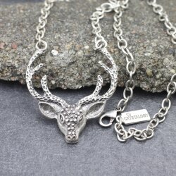 Kette Hirsch Geweih Trachten Schmuck