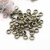 100 Antique Brass Metal Beads Specer 6 mm