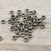 100 Metallperlen 6 mm Antik Messing