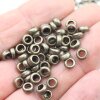 100 Antique Brass Metal Beads Specer 6 mm