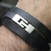 5 Haken Verschlüsse für Lederarmband Rustikal Silber