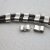10 Rustic Silver Double Hole Crimp Beads Connectors16x6 mm- Ø 10-6 mm