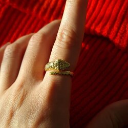 Gold Snake Ring