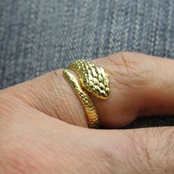 Gold Snake Ring