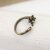 Antique Brass Raccoon ring, Animal Wrap Ring