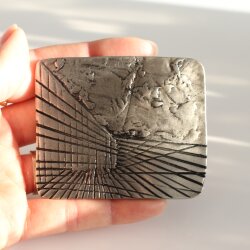 Gürtelschnalle Kunst und design, Gunmetal