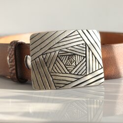 Gunmetal Design Belt Buckel