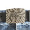 Gunmetal Design Belt Buckel