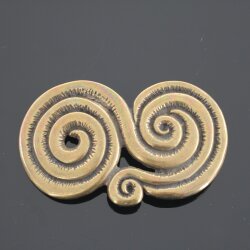 Antique Brass spiral belt buckle