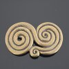 Antique Brass spiral belt buckle