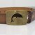 Antique Brass Dolphin belt buckle