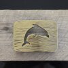 Antique Brass Dolphin belt buckle