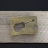 Antique Brass Guitar Belt Buckle