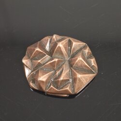 Antique Copper Pyramide Belt Buckle