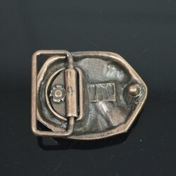 Antique Copper Pyramide Belt Buckle