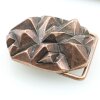 Antique Copper Pyramide Belt Buckle