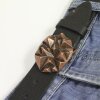 Antique Copper Pyramide Belt Buckle