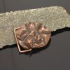 Antique Copper Pyramide Belt Buckle