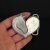 Herz mit Pferdekopf Gürtelschnalle, Antik Silber Rustikal