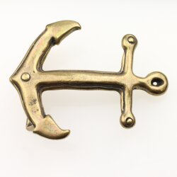 Antique Brass Anchor Belt Buckle