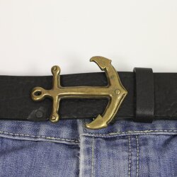 Antique Brass Anchor Belt Buckle