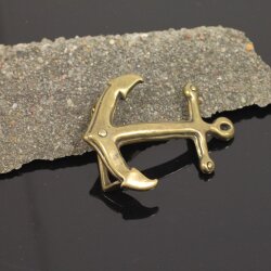 Antique Brass Anchor Belt Buckle