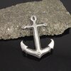 Rustic Silver Anchor Belt Buckle