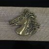 Antique Brass horse head Belt Buckle