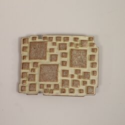 Roseperlmutt Belt Buckle With Stone Pattern