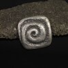 Rustic Silver Spiral Belt Buckle