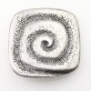 Rustic Silver Spiral Belt Buckle