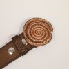 Rustic Copper Snail fossil Belt buckle