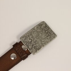 Rustic Silver square Belt buckle