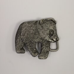 Panda Bär Gürtelschnalle Gürtelschließe, Antik Silber Rustikal