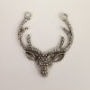 Deer Head Silver Pendant 1 pcs