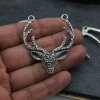 Deer Head Silver Pendant 1 pcs