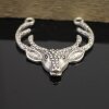 Deer Head Silver Pendant 1 pcs