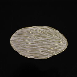 Organic Struktur Gürtelschnalle Gürtelschließe Gold Perlmutt
