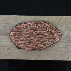 Rustic Copper Nature Themed Belt Buckle