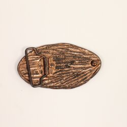 Rustic Copper Nature Themed Belt Buckle