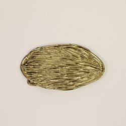 Gold Nature Themed Belt Buckle