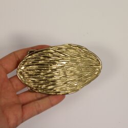 Gold Nature Themed Belt Buckle