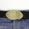 Gold Nature Themed Belt Buckle